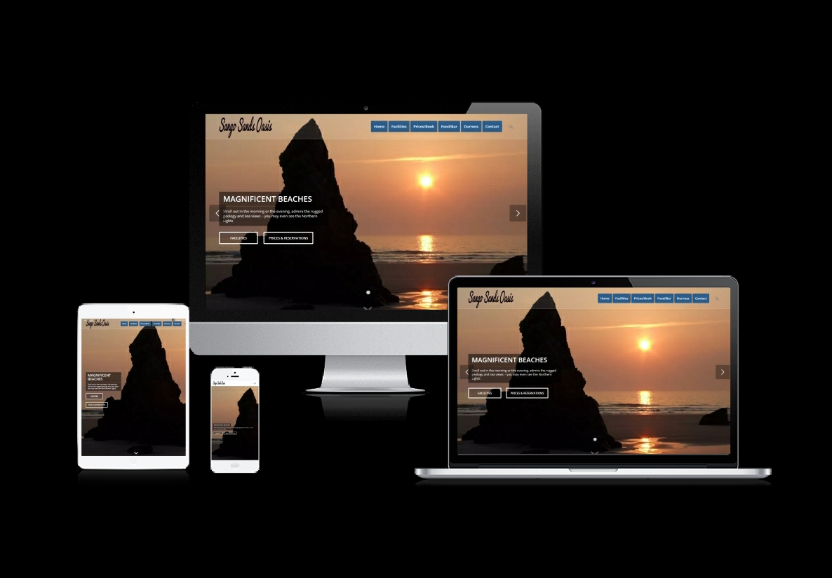 Sango Sands Web Design